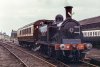 32ct72b083 CR 419 & coach Falkirk Grahamston 1972.JPG