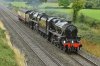 45231 Sherwood Forester and 70000 Britannia at Bankland in the rain..jpg