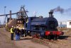 58 Peckett 1351 Lion Redcar, Lackenby Steelworks 19-10-96.jpg