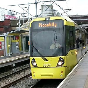 Manchester Metrolink   Queens Road - YouTube