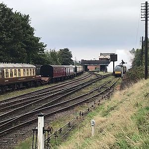 34092 city of wells departure from Loughborough great central Railway autumn steam gala 4/10/18 - YouTube