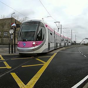 Midland Metro Wolverhampton St Georges - YouTube