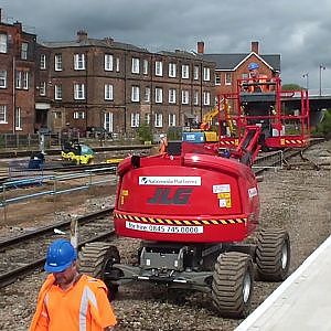 Derby Station - more plant than trains - YouTube