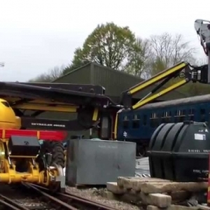 More road-rail vehicle Testing at Wirksworth - YouTube