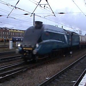 Bittern at Doncaster 90mph run - YouTube