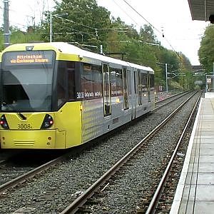 Manchester Metrolink   Crumpsall - YouTube