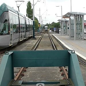 Hucknall Tram Terminus - Nottingham Express Transit - YouTube
