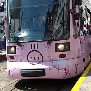 Stagecoach Supertram Fitzalan Square - YouTube