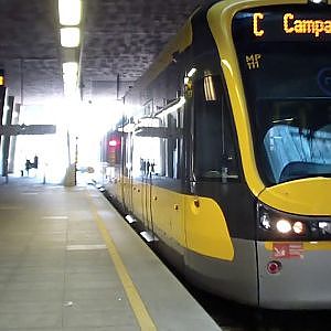 Metro do Porto - Campanha and Estadio do Dragao - Oporto Metro - YouTube