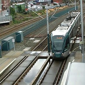 Nottingham Express Transit Basford - YouTube