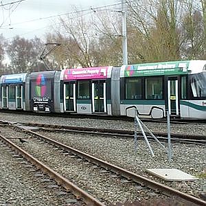 Nottingham Express Transit Highbury Vale - YouTube