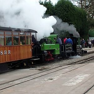 Statfold Barn Railway Smoking - YouTube