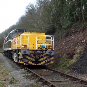 Ecclesbourne Valley Railway Underground goes up hill - YouTube
