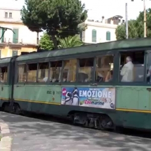 Tranvia de Roma - Rome Trams at Porta Maggiore - YouTube