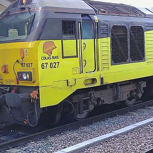 Derby Midland Station top and tailed - YouTube