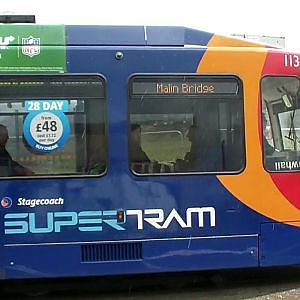 Sheffield Supertram   Spring Lane - YouTube