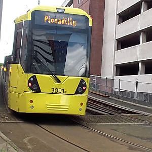 Manchester Metrolink   Exchange Quay - YouTube