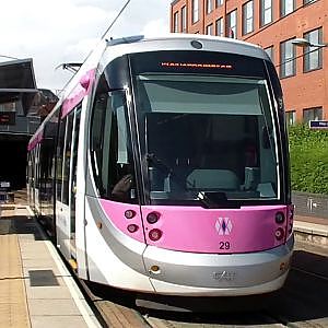 West Midlands Metro St Paul's plus wet acrobatics - YouTube