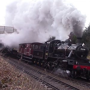 Great Central railway winter steam Gala Day 1 - YouTube