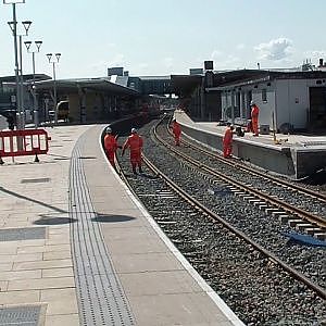 Derby Station - end August situation - YouTube