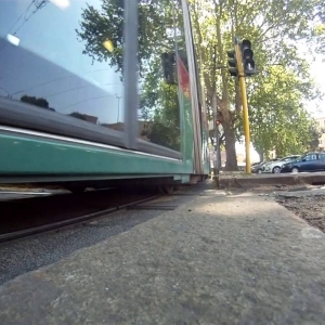 Tranvia de Roma - Porta Maggiore - Rome Trams - YouTube